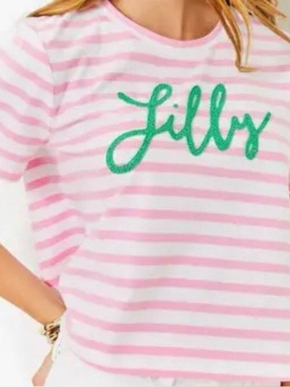 Lilly Pulitzer Keenan Cropped Cotton Top